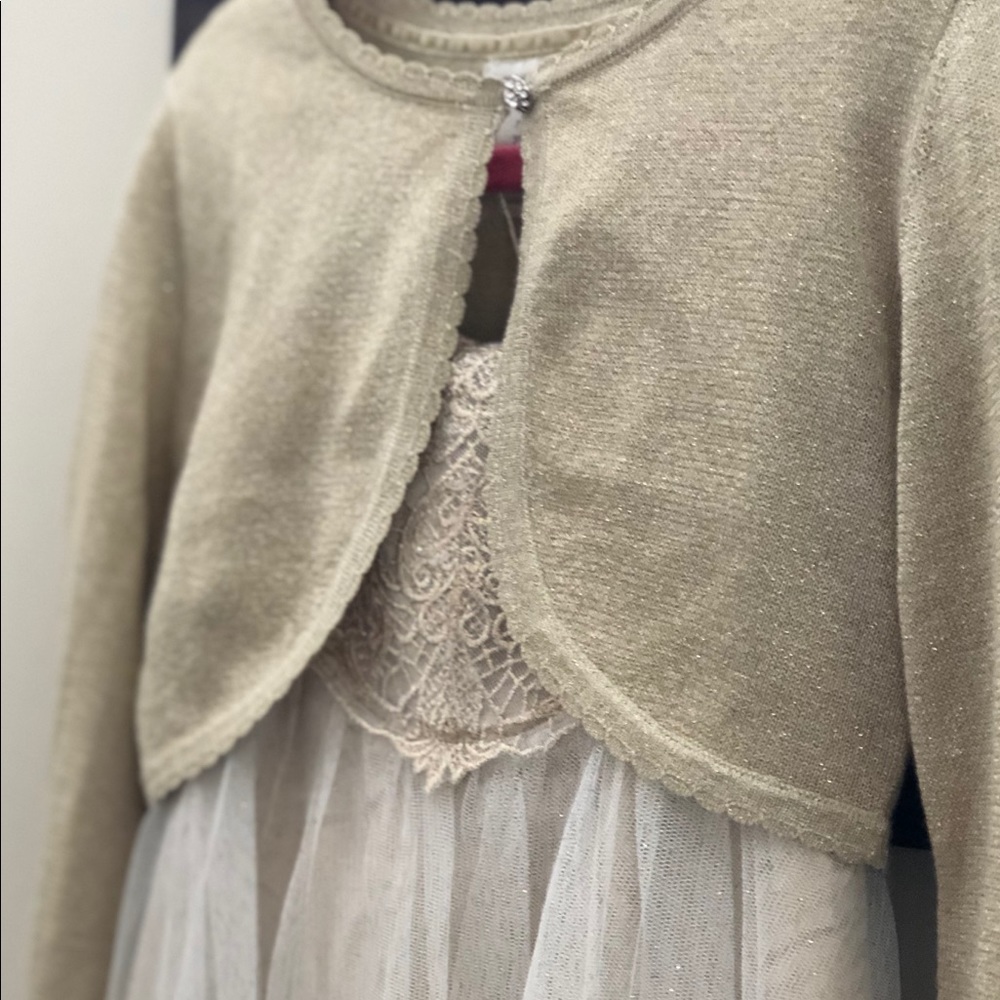 Monsoon - Gold Sparkle Sweater